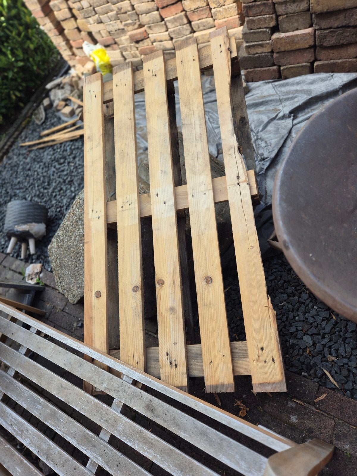 Gebruikte pallet gratis ophalen, Ophalen
