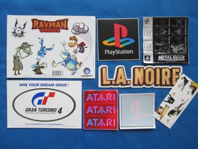 Game promo stickers Playstation, Nintendo, Xbox, Ophalen of Verzenden, Zo goed als nieuw