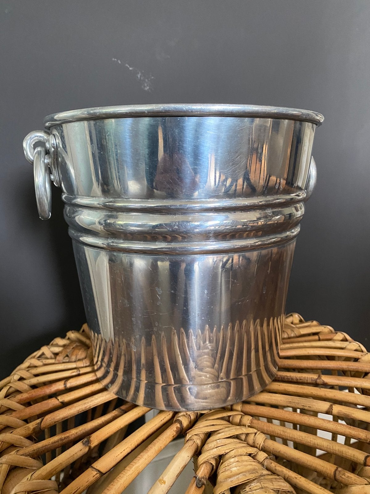 vintage O.P.C. Italy. champagnekoeler / ijsemmer., Huis en Inrichting, Ophalen of Verzenden, Zo goed als nieuw, Minder dan 5 flessen