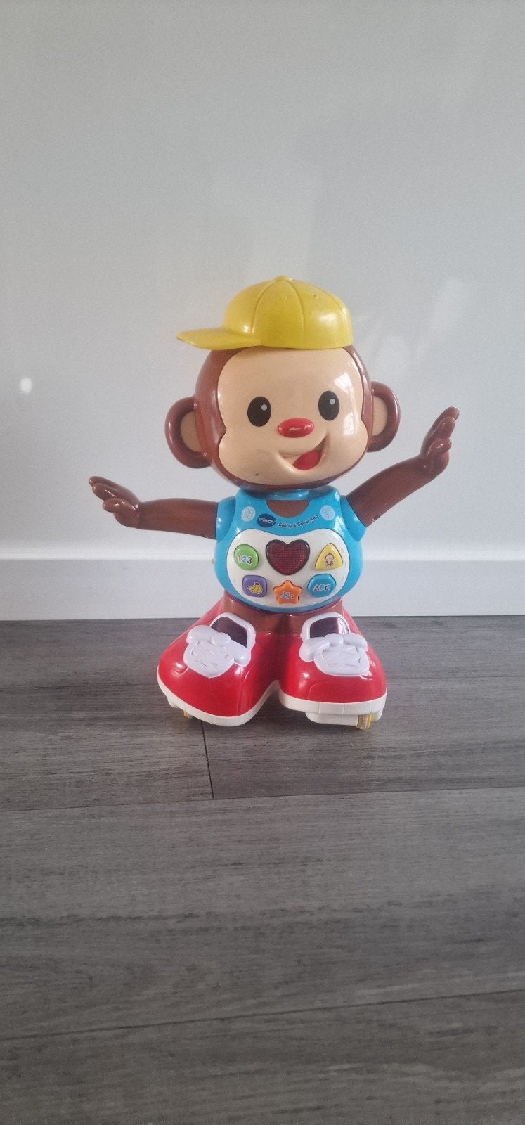 VTech Swing & Speel Aap - Interactief Speelgoed, Kinderen en Baby's, Ophalen of Verzenden, Zo goed als nieuw, 6 maanden tot 2 jaar