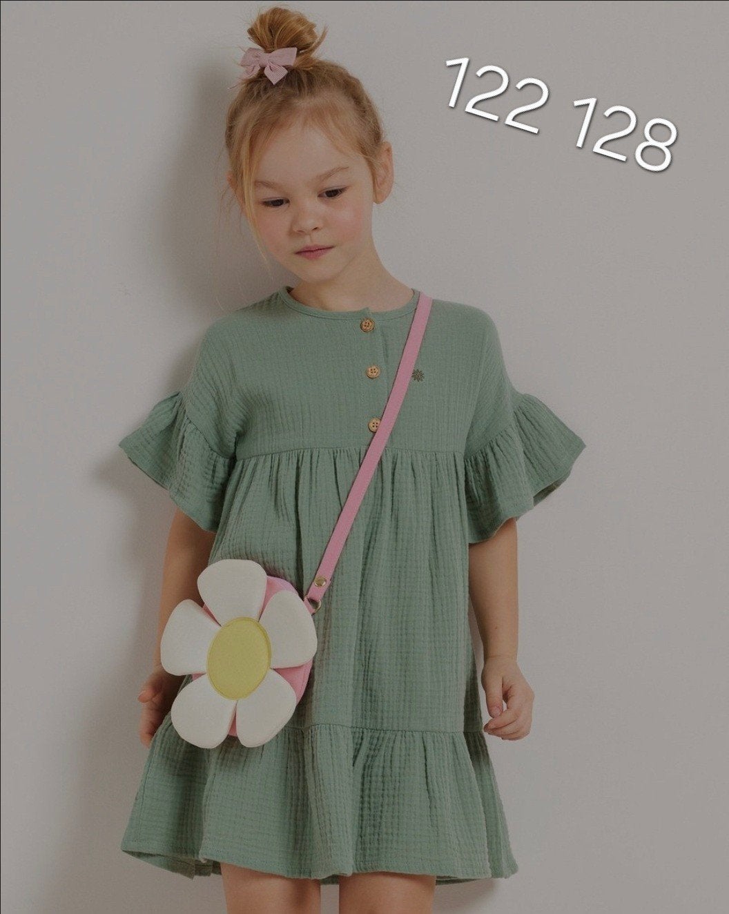 Zgan meisjes jurk maat 122 128 mintgroen zara 🍃, Ophalen of Verzenden, Zo goed als nieuw, Terstal, Meisje