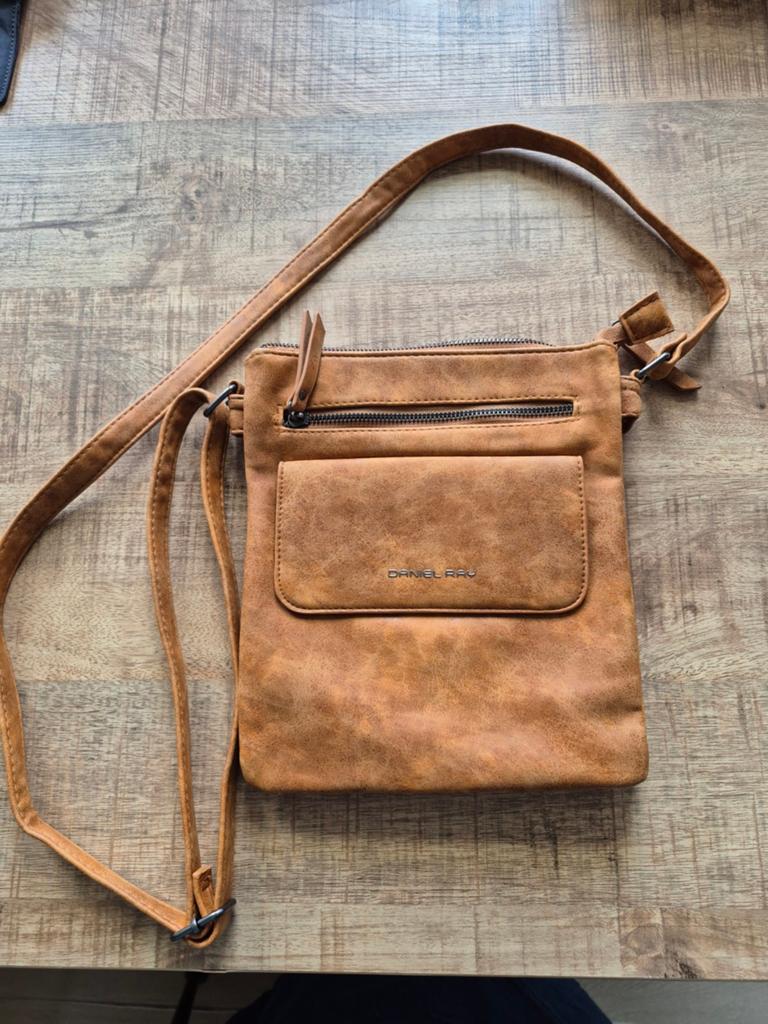 Leren tas, Daniel Ray, Sieraden, Tassen en Uiterlijk, Tassen | Damestassen, Ophalen of Verzenden