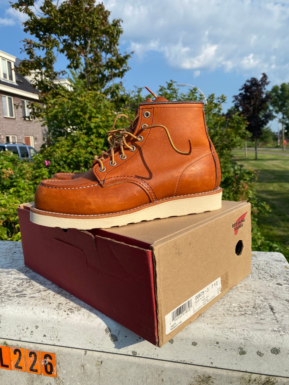Red Wing 875 moc toe Oro-Legacy US8D/EU42, Bruin, Boots, Nieuw, Ophalen of Verzenden