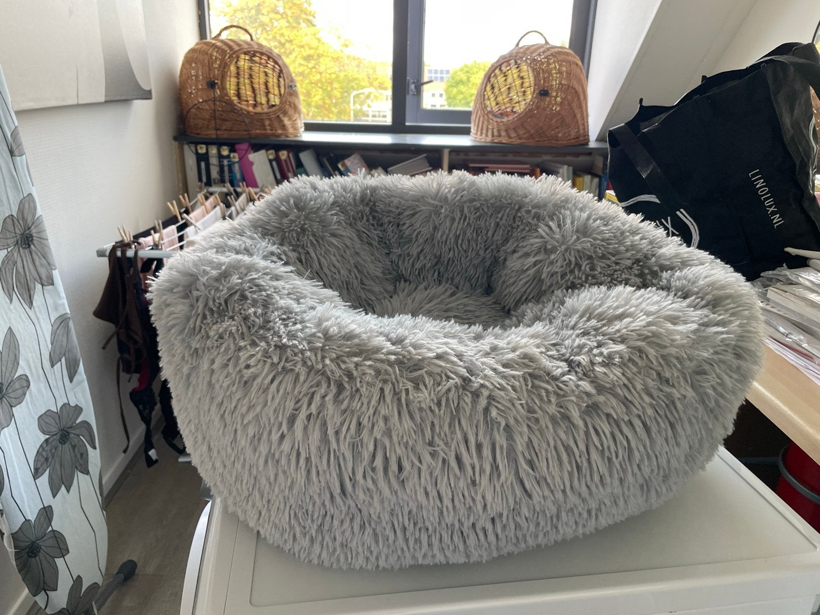 Fluffy kattenmand, nooit gebruikt, Dieren en Toebehoren, Ophalen, Nieuw, Pluche