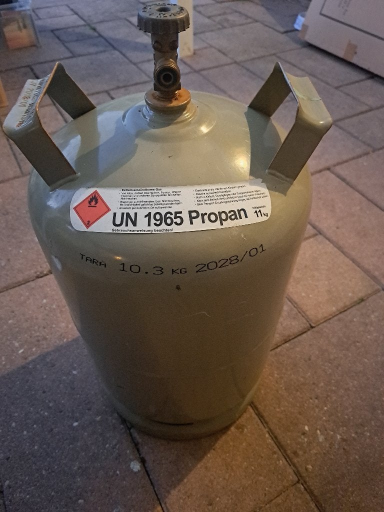 Propaan fles, Caravans en Kamperen, Ophalen, Gebruikt