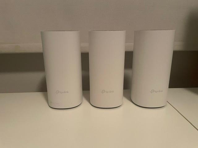 TP Link Deco M5 (set van drie), Computers en Software, WiFi-versterkers, Ophalen, Zo goed als nieuw, TP-Link
