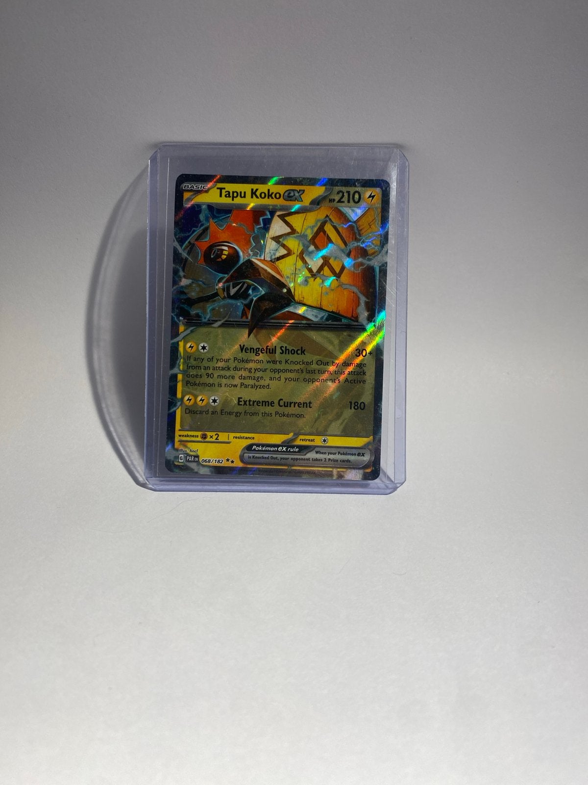Tapu Koko GX 137/147 - Pokémon Kaart, Ophalen of Verzenden, Zo goed als nieuw, Losse kaart, Foil