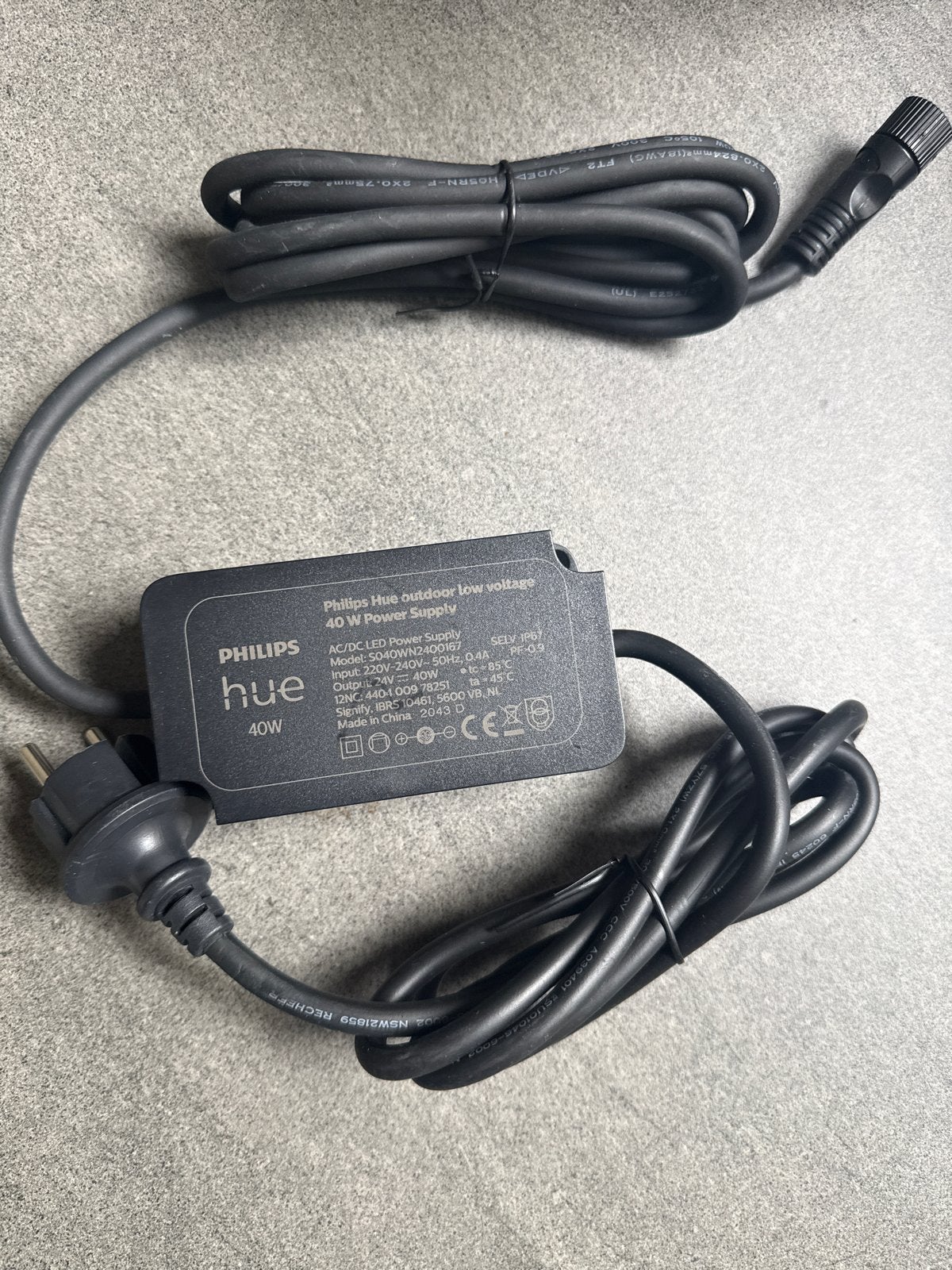 Philips Hue Outdoor Low Voltage 40W Voeding nieuw, Smart home compatibel, Ophalen of Verzenden, Nieuw, Philips Hue