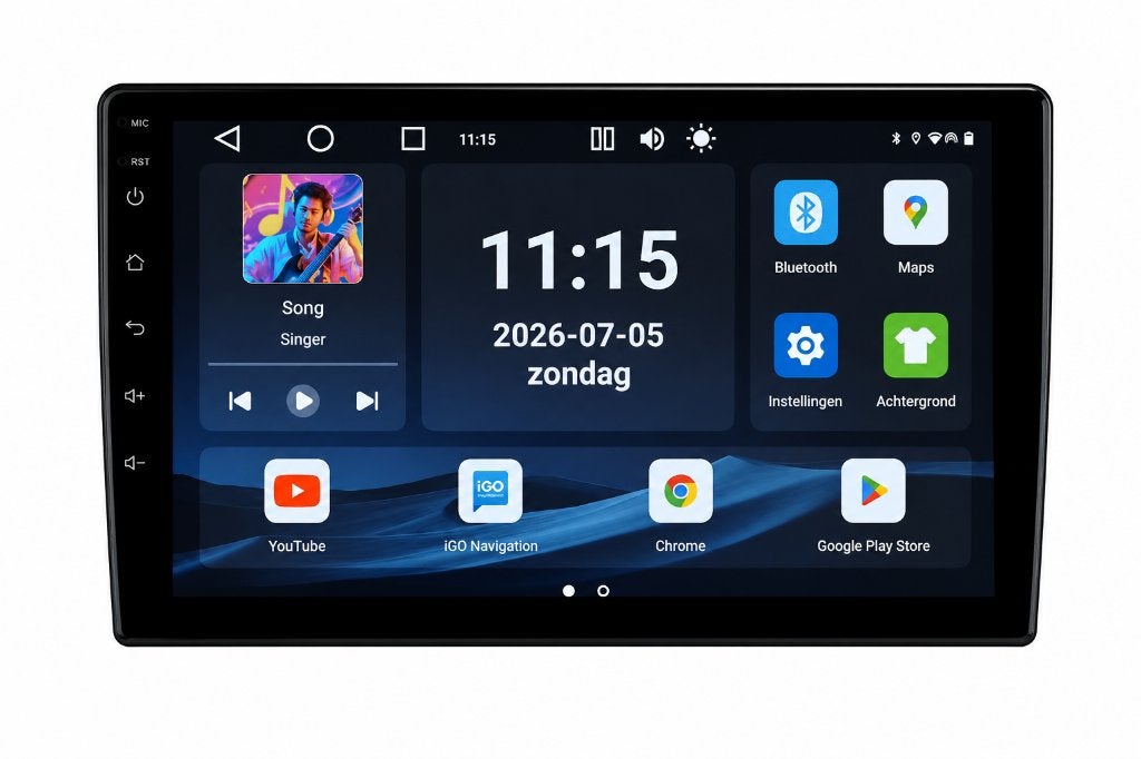 9” Android Navigatie Tablet–Camper & Vrachtwagen Model: ZA1, Ophalen of Verzenden, Nieuw
