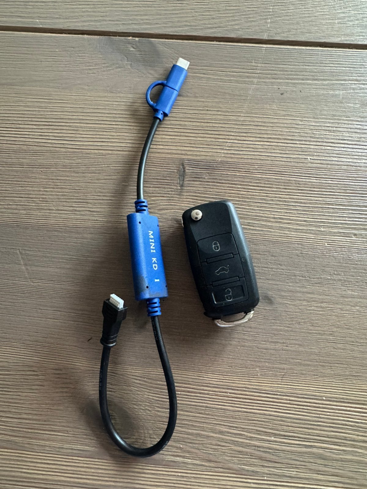 Volkswagen sleutel met programmeur, Auto-onderdelen, Ophalen of Verzenden, Volkswagen