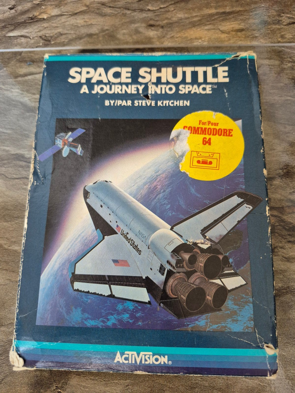 Space Shuttle: A Journey into Space - Commodore 64, Gebruikt, 1 speler, Ophalen of Verzenden, Vanaf 3 jaar