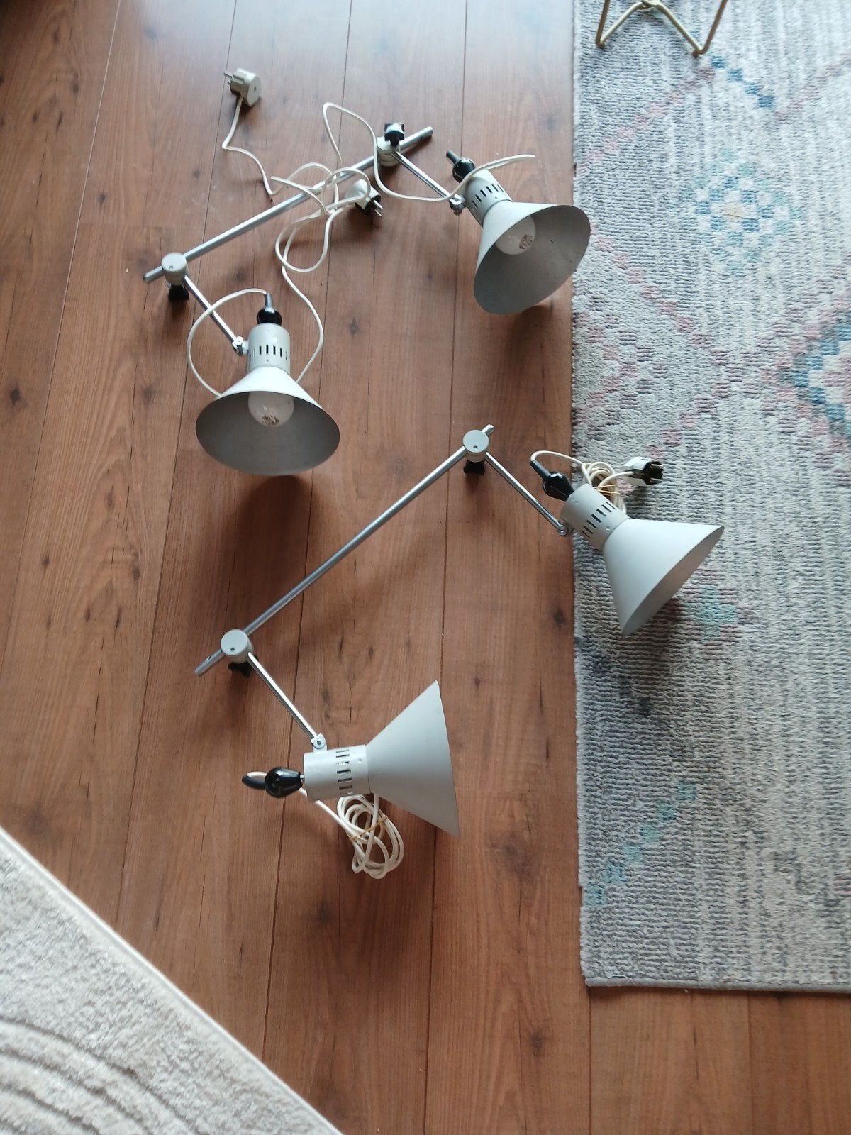 Vintage Studio Lampen - Set van 4, Ophalen of Verzenden
