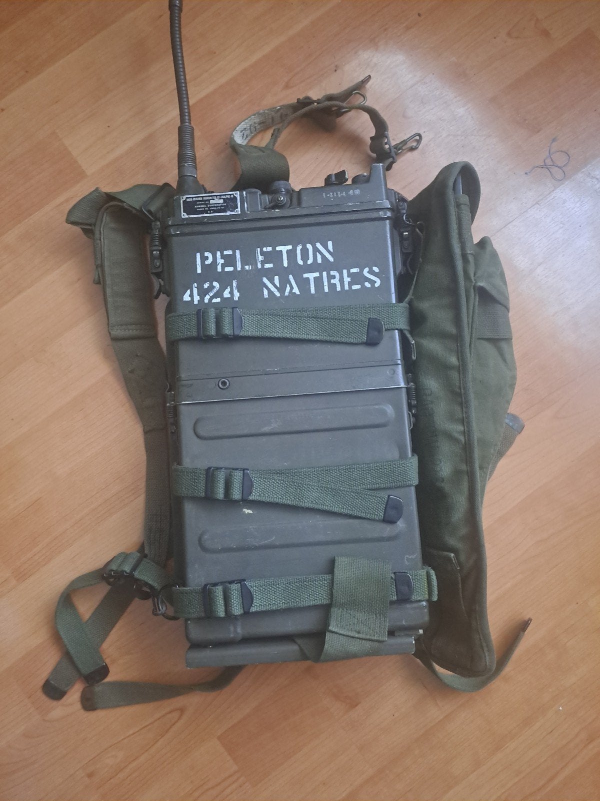 PRC 10 radio met accessoires, Verzamelen, Ophalen of Verzenden, Landmacht, Nederland