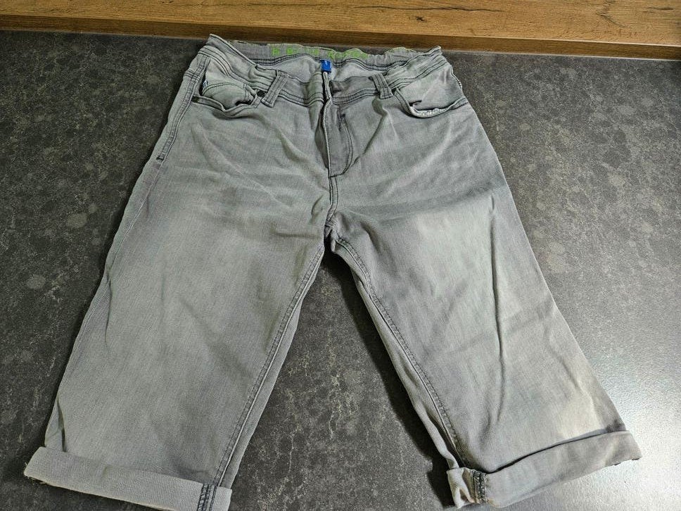 Stoere grijze Blue Ridge slim fit korte broek maat 170, Gebruikt, Blue Ridge, Jongen, Ophalen