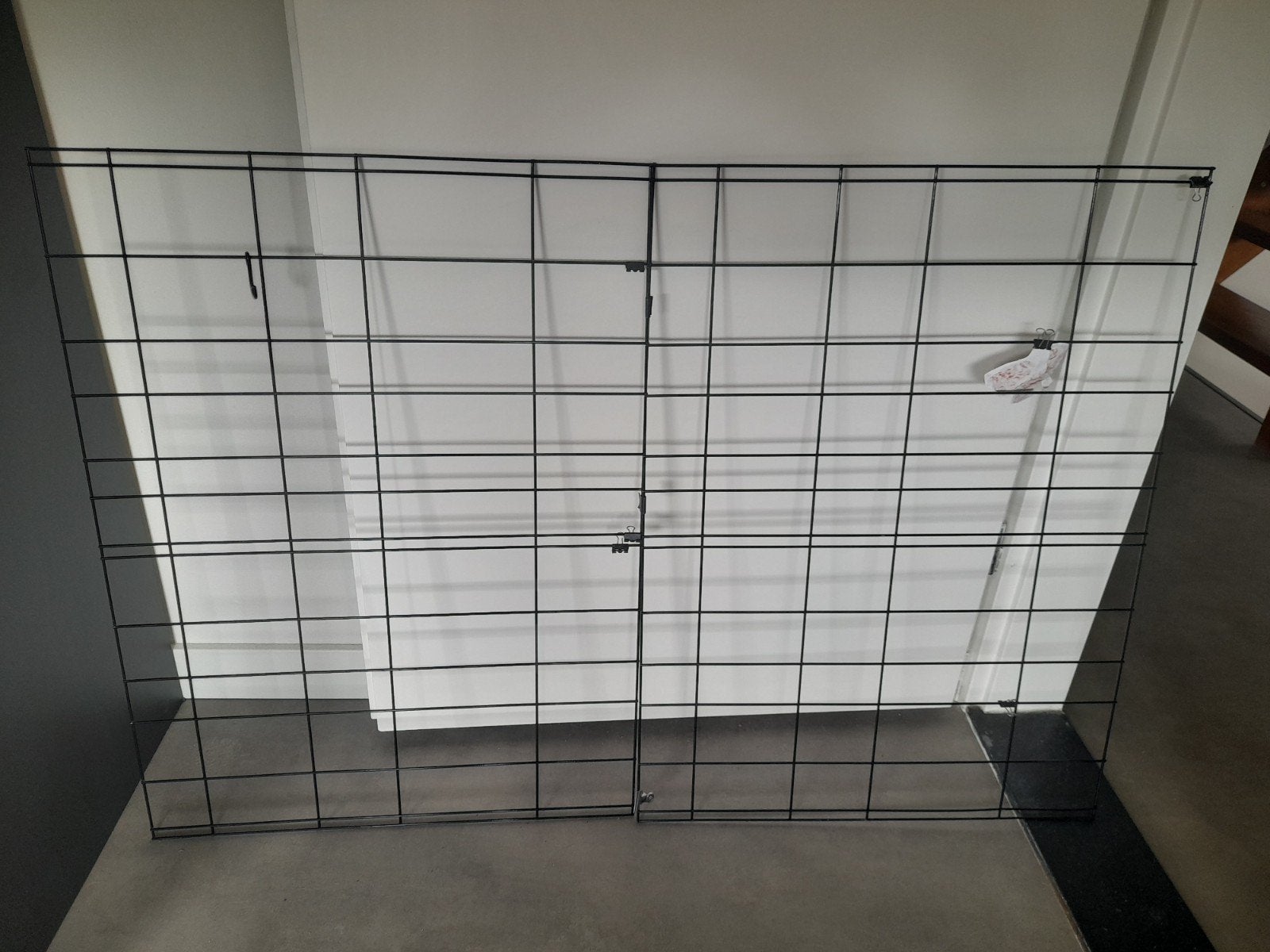 Decoratie rek voor woonkamer of bureau (2x 60x80), Ophalen, Zo goed als nieuw, Zwart, Metaal
