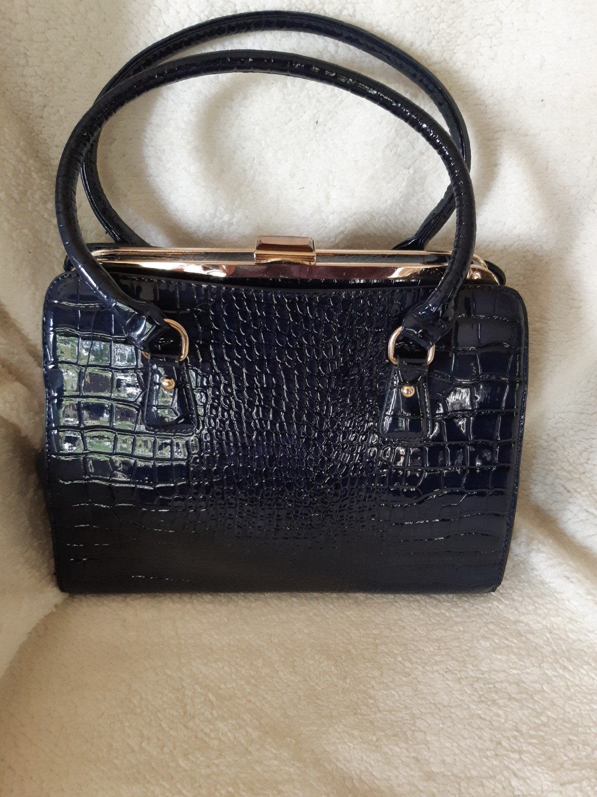 grote Just Lili handtas, Ophalen of Verzenden, Zo goed als nieuw, Blauw, Handtas