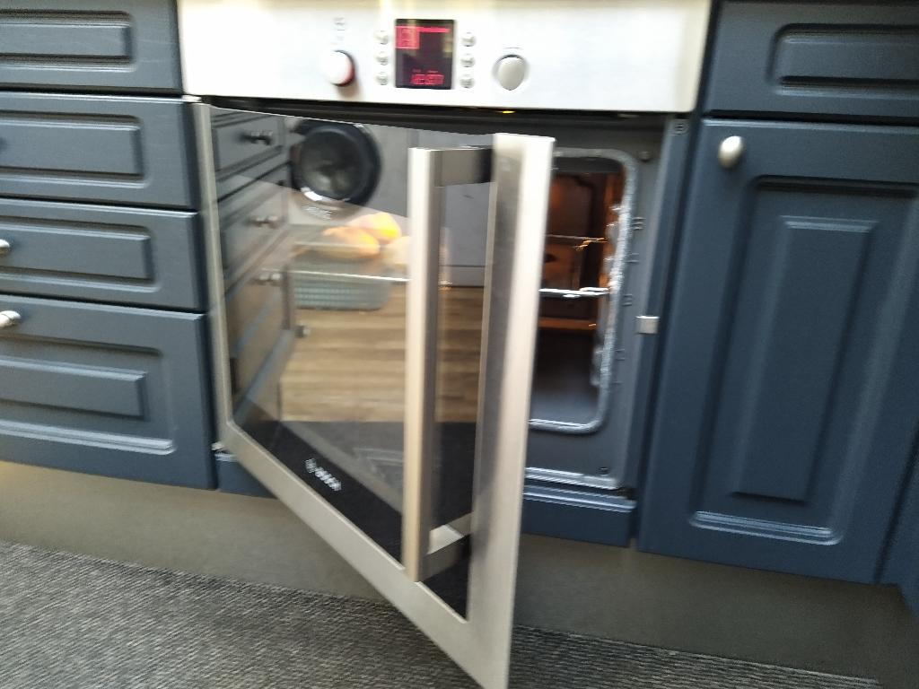 Bosch inbouw oven met pyrolyse enz., Ophalen, Gebruikt, Hete lucht, 60 cm of meer