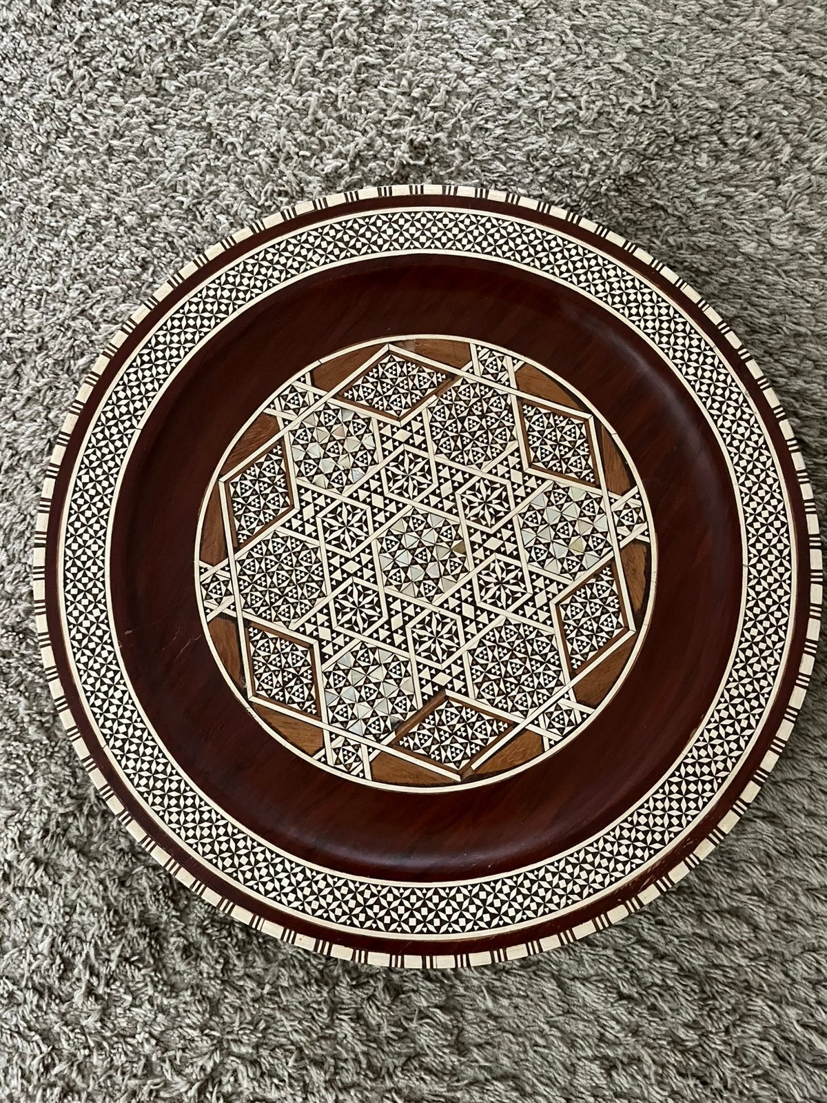 Sierbord middle eastern inlead, Antiek en Kunst, Ophalen