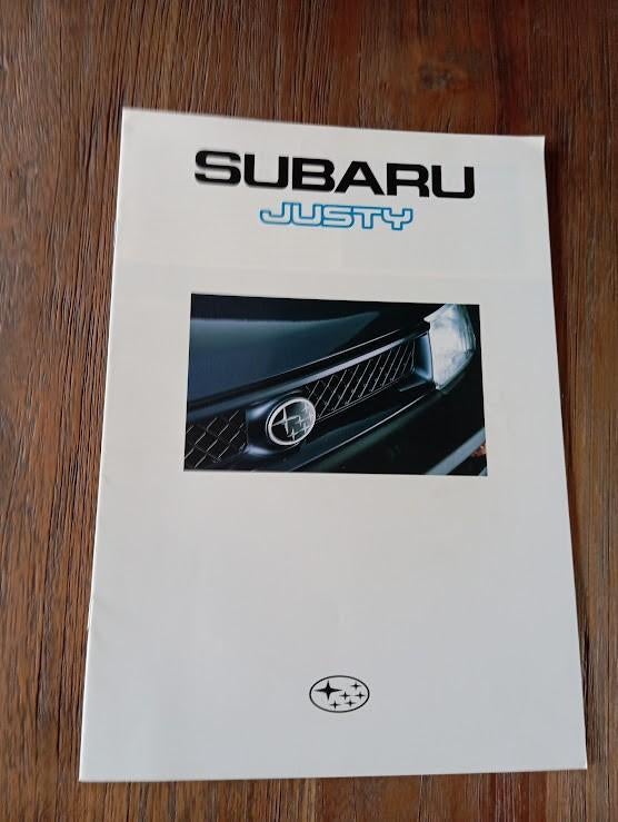 Subaru Justy  16 pag., Verzenden, Zo goed als nieuw, Overige merken
