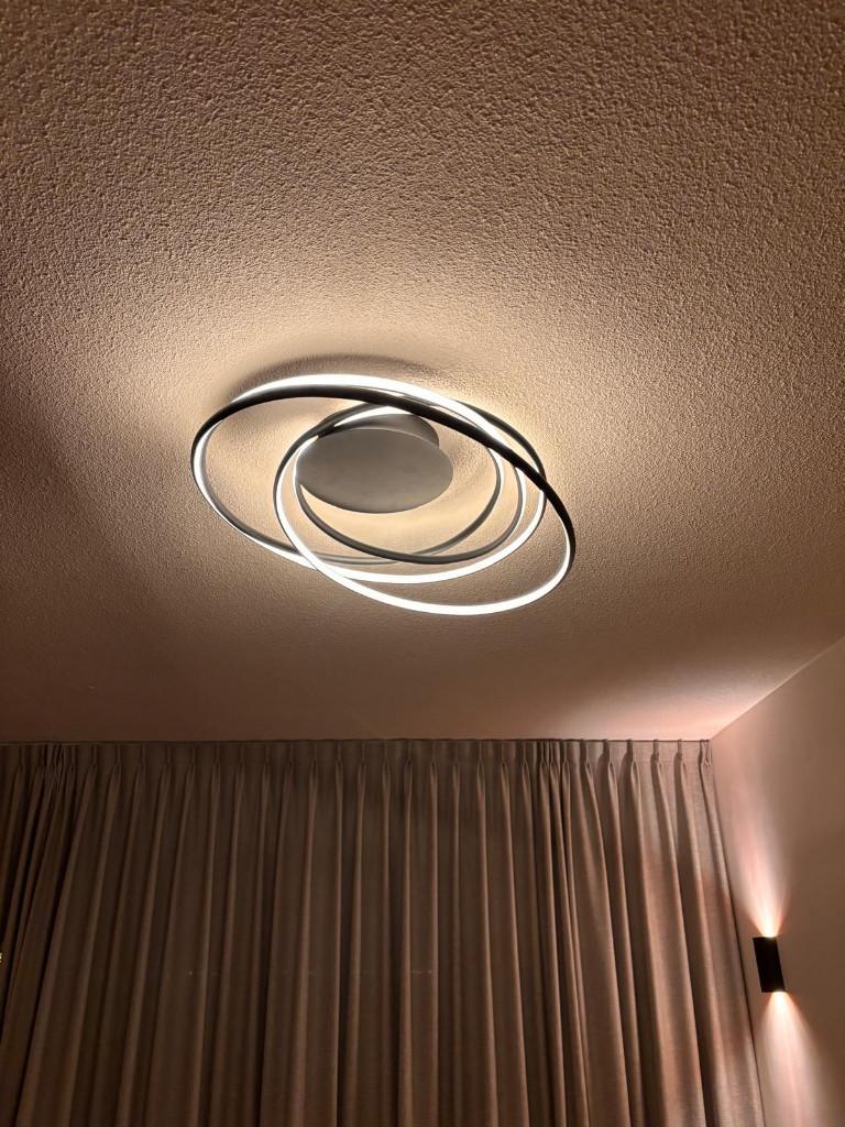 Luxe plafondlamp - Nala zwart (1jr oud), Ophalen, Zo goed als nieuw, Kunststof, Modern
