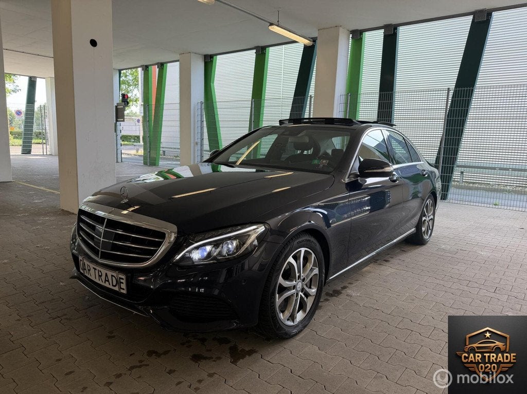 Mercedes C-klasse 350 e Pano|Leder|Navi|Luchtvering, Automaat, Achterwielaandrijving, Gebruikt, Euro 6