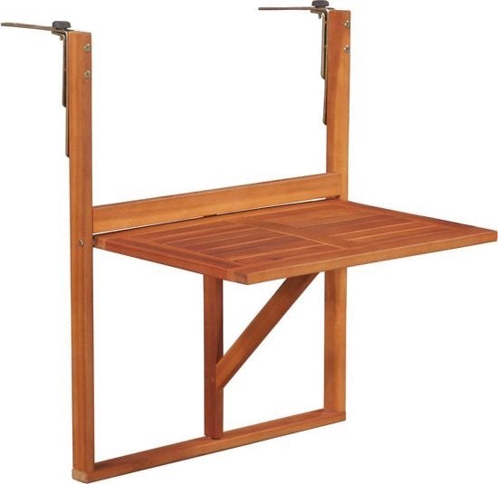 Balkontafel - hangend - 80 cm  acaciahout -nieuw in doos-, ., Nieuw, Ophalen of Verzenden, .