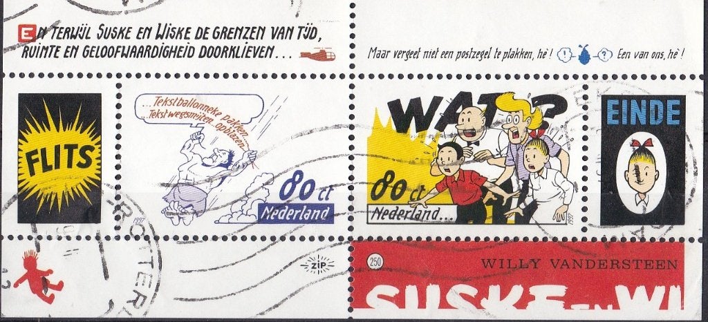 Strippostzegels – gebruikt – NVPH 1715, Ophalen of Verzenden, Na 1940, Gestempeld