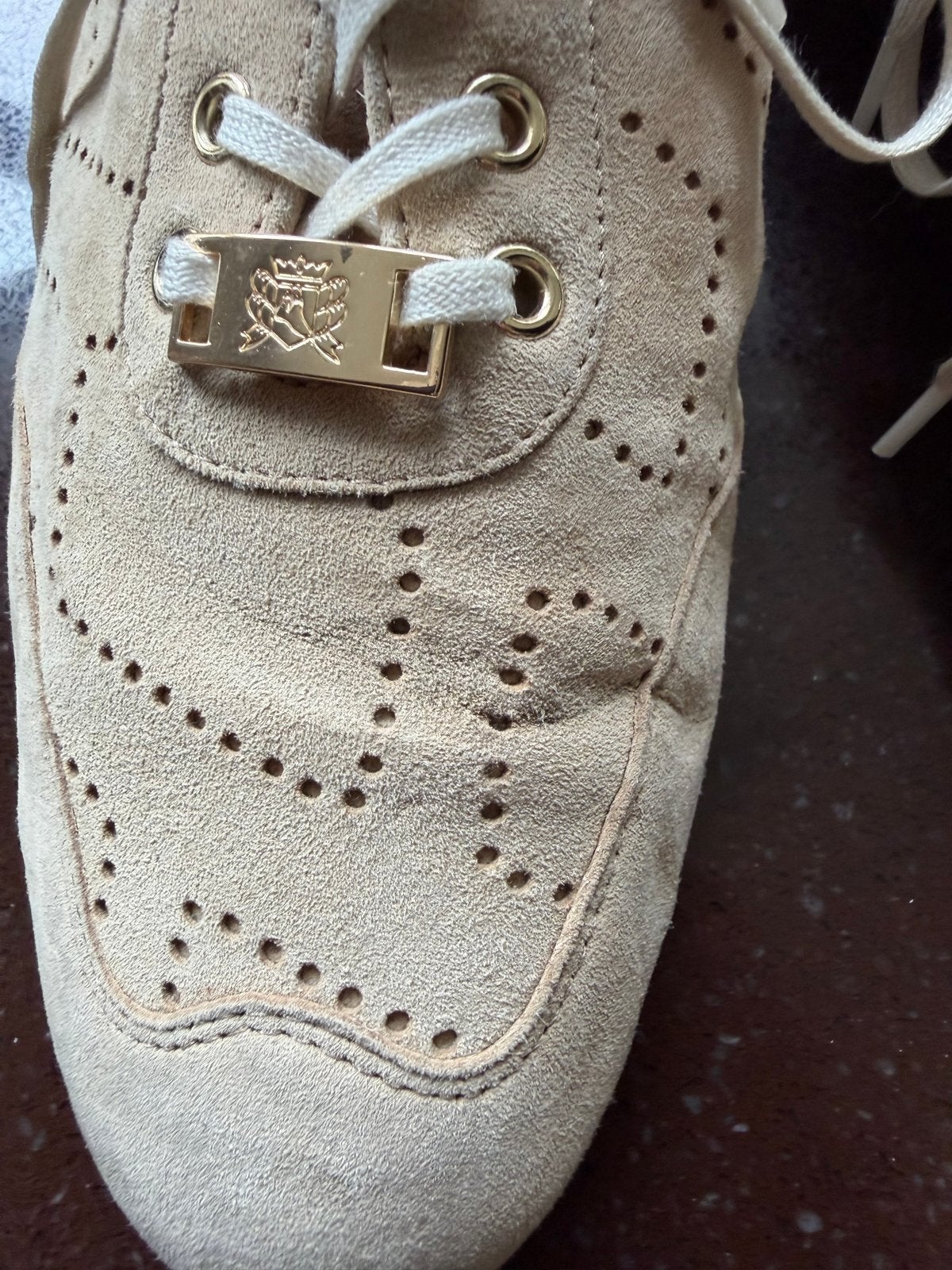 Hassia Premium Comfort Sneakers - Maat 37.5, Ophalen of Verzenden, Zo goed als nieuw, Beige, Sneakers of Gympen
