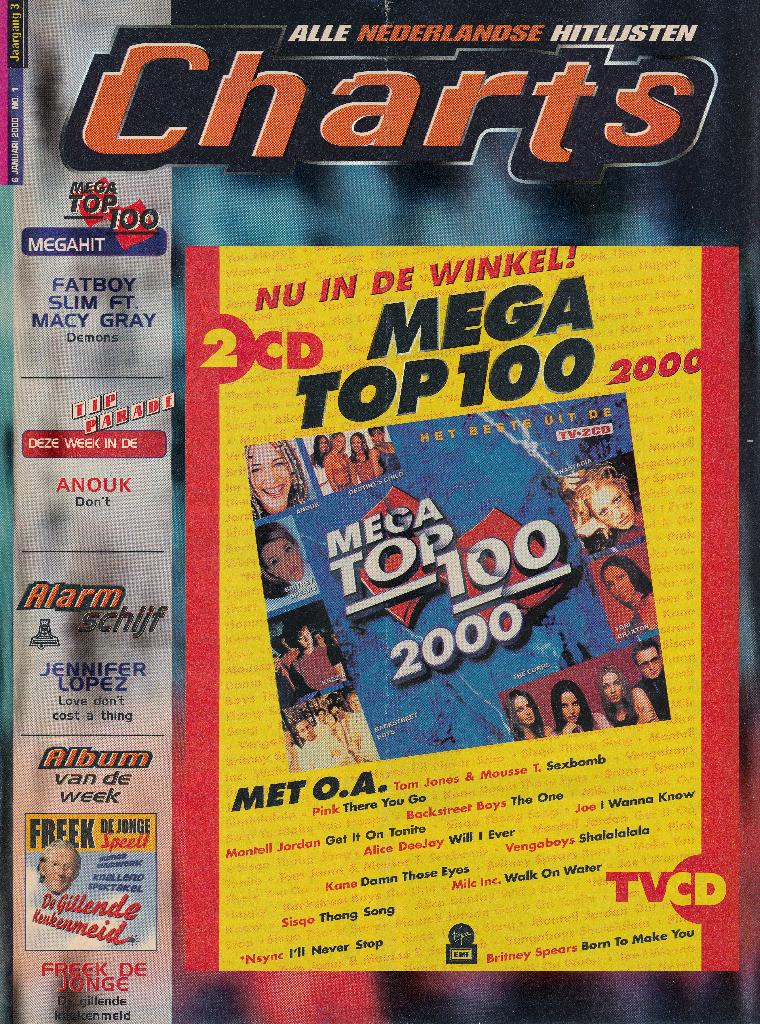 Top 40 1999 / 2002, Verzamelen, Tijdschriften, Kranten en Knipsels, Ophalen of Verzenden, 1980 tot heden, Nederland, Tijdschrift