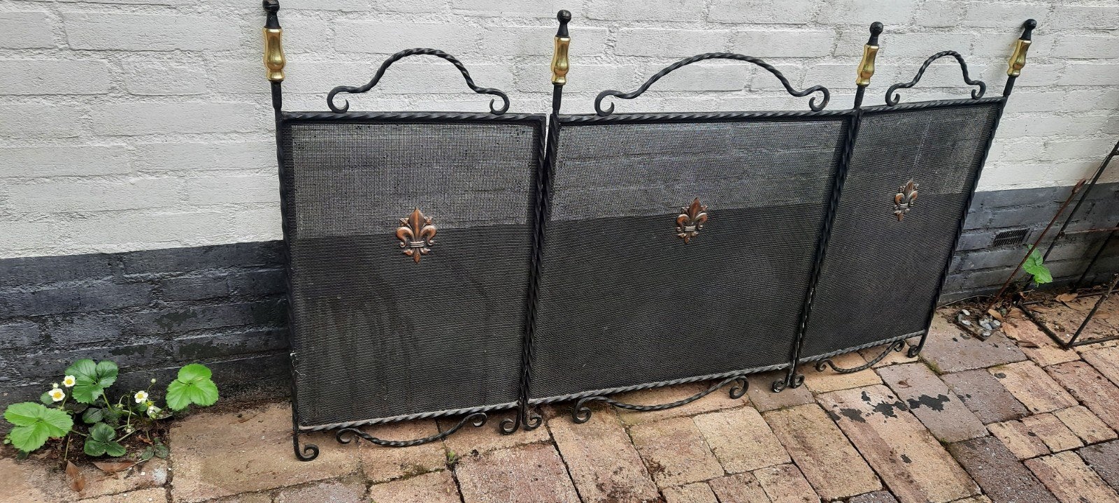 Decoratief haardscherm met lelie-detail, Ophalen, Gebruikt, Overige soorten