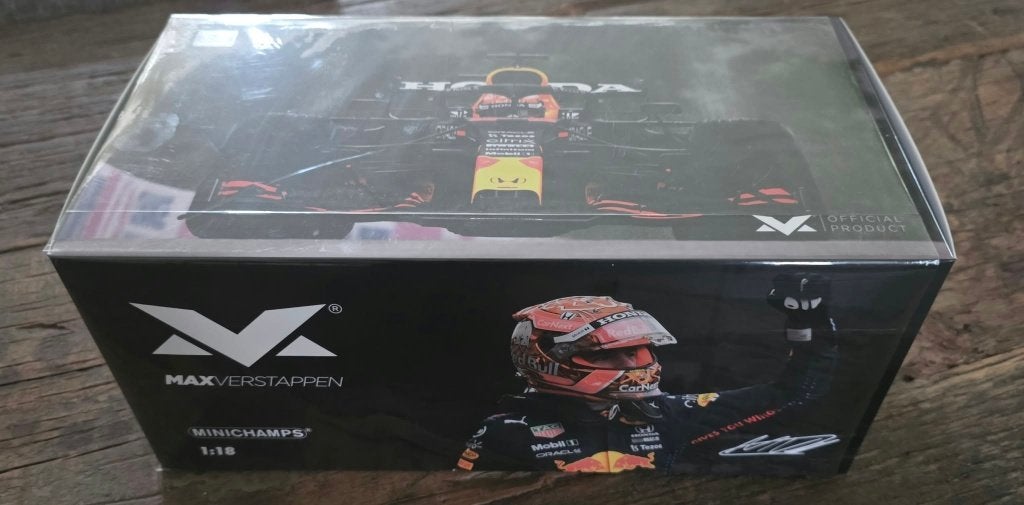 Max Verstappen Schaalmodel Belgian GP Winner 2021, Ophalen of Verzenden, Nieuw, Formule 1