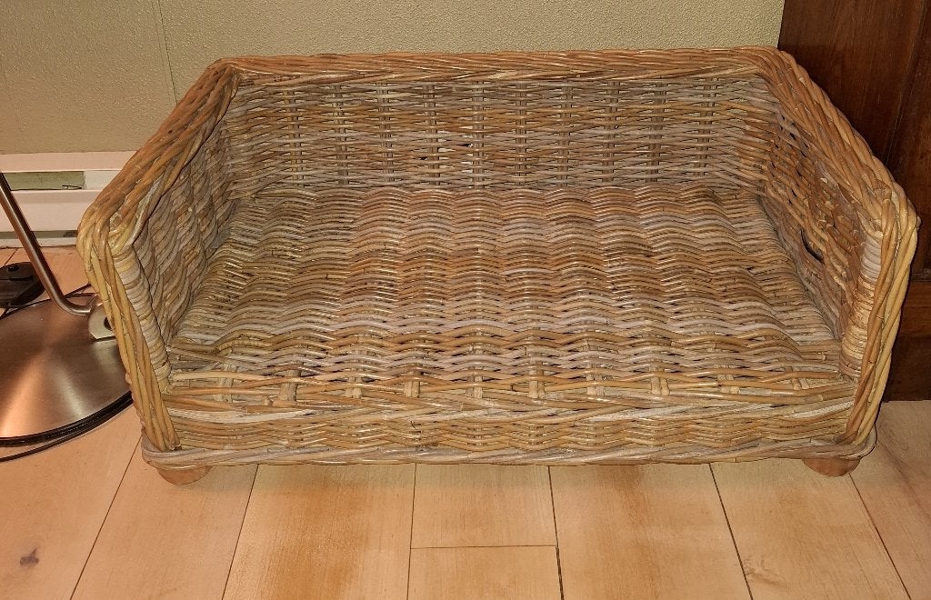 rieten hondenmand 90*52, Dieren en Toebehoren, Ophalen, Zo goed als nieuw, Riet