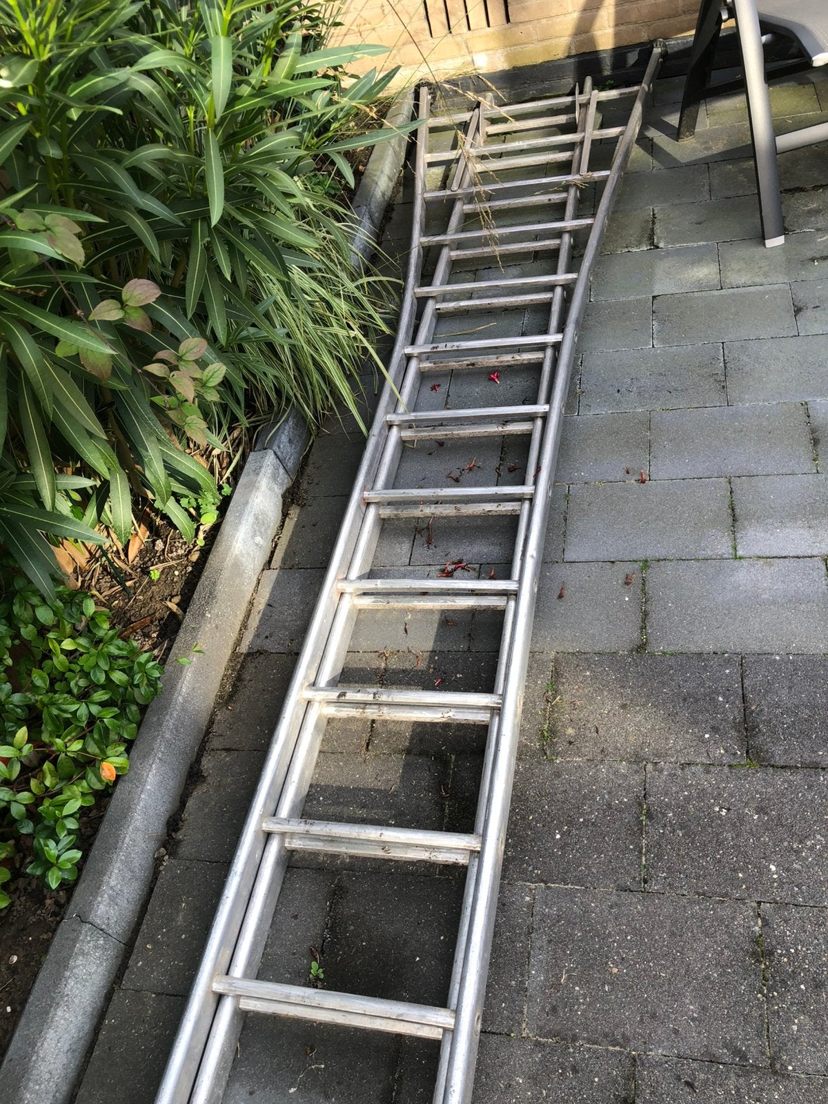 2 delige ladder, Ophalen, Gebruikt, Ladder, 4 meter of meer