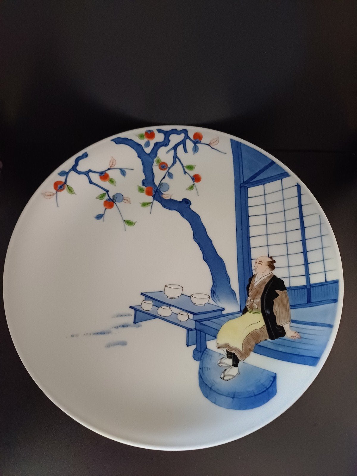 Sakaida Kakiemon bord 27,5 CM - 12e Generatie, Ophalen of Verzenden