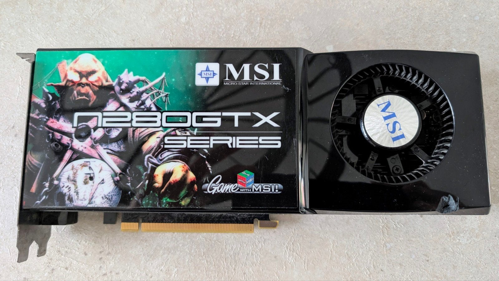 MSI NVIDIA GeForce GTX 280 OC 1GB GDDR3 PCIe – N280GTX-T2D1G, Ophalen of Verzenden