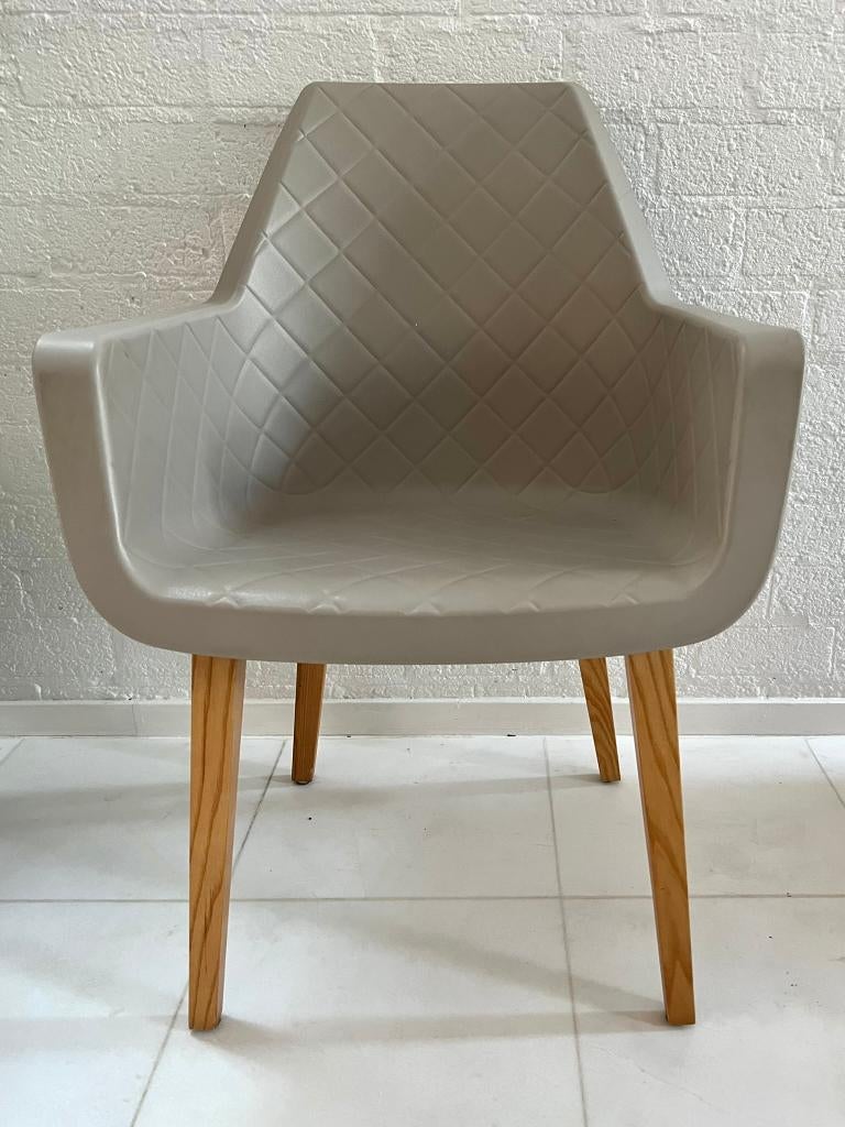 Riviera Maison Eetkamerstoelen met armleuningen (totaal 3x), Huis en Inrichting, Overige kleuren, Drie, Zo goed als nieuw, Trendy stijlvool