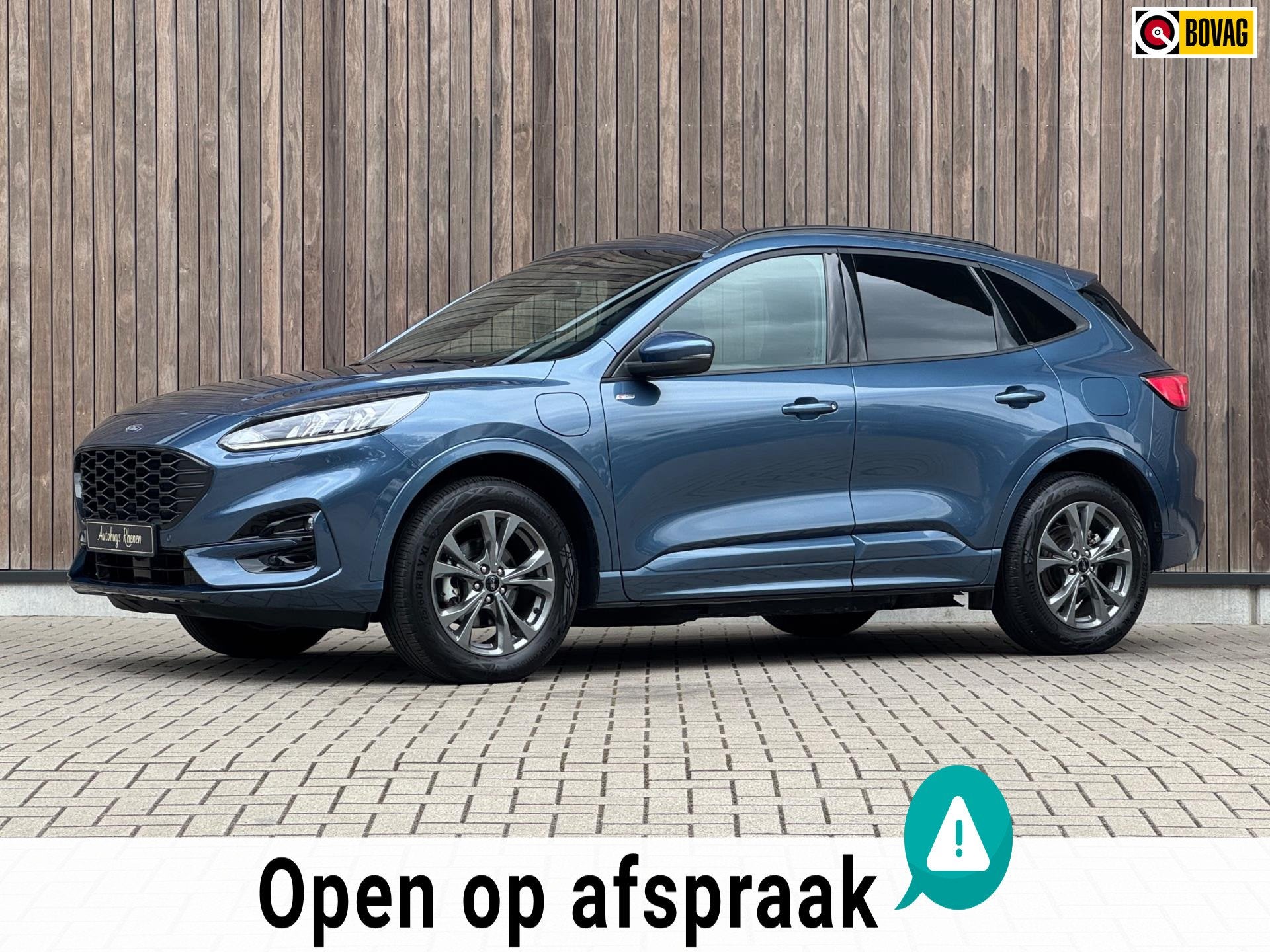 Ford Kuga 2.5 PHEV ST-Line / Winterpack / Keyless / 18' /, Gebruikt, Zwart, 4 cilinders, Blauw