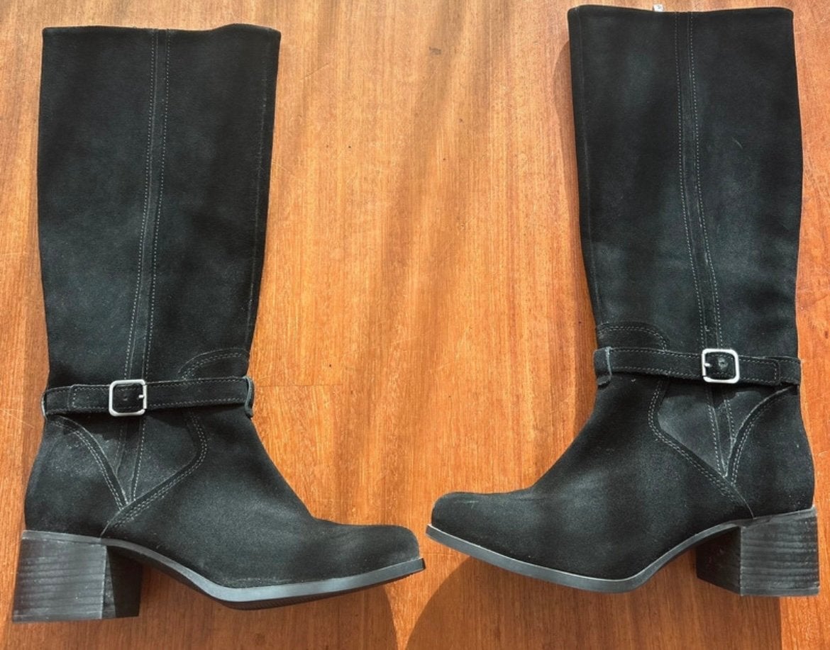 KOOLABURRA BY UGG MADELEY BLACK BOOTS - WOMEN'S, Kleding | Dames, Schoenen, Hoge laarzen, Zwart, Nieuw, Ophalen of Verzenden