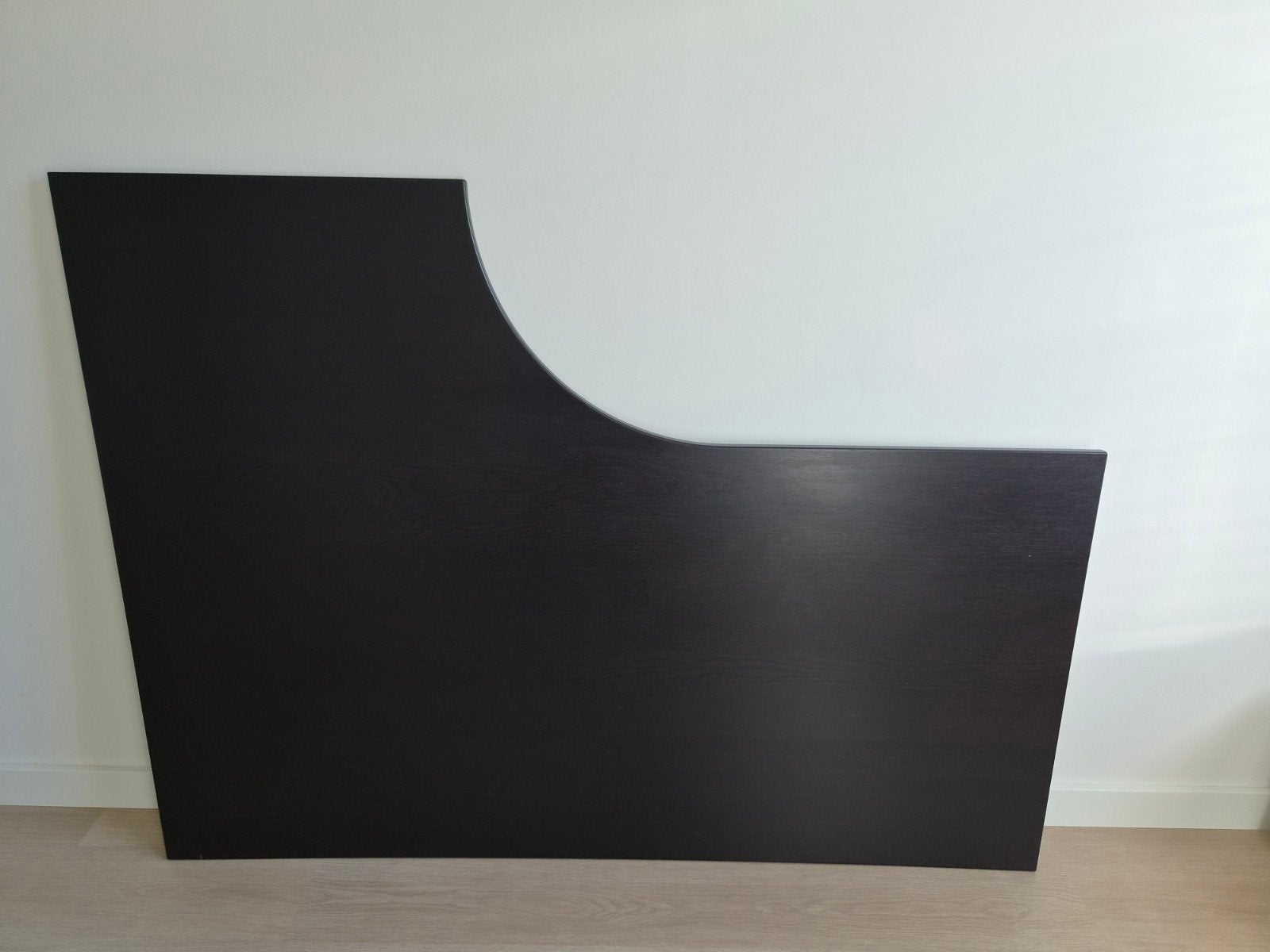 Donkerbruin hoekbureau blad - Gebruikt, Ophalen, 160 cm, Gebruikt, 120 cm