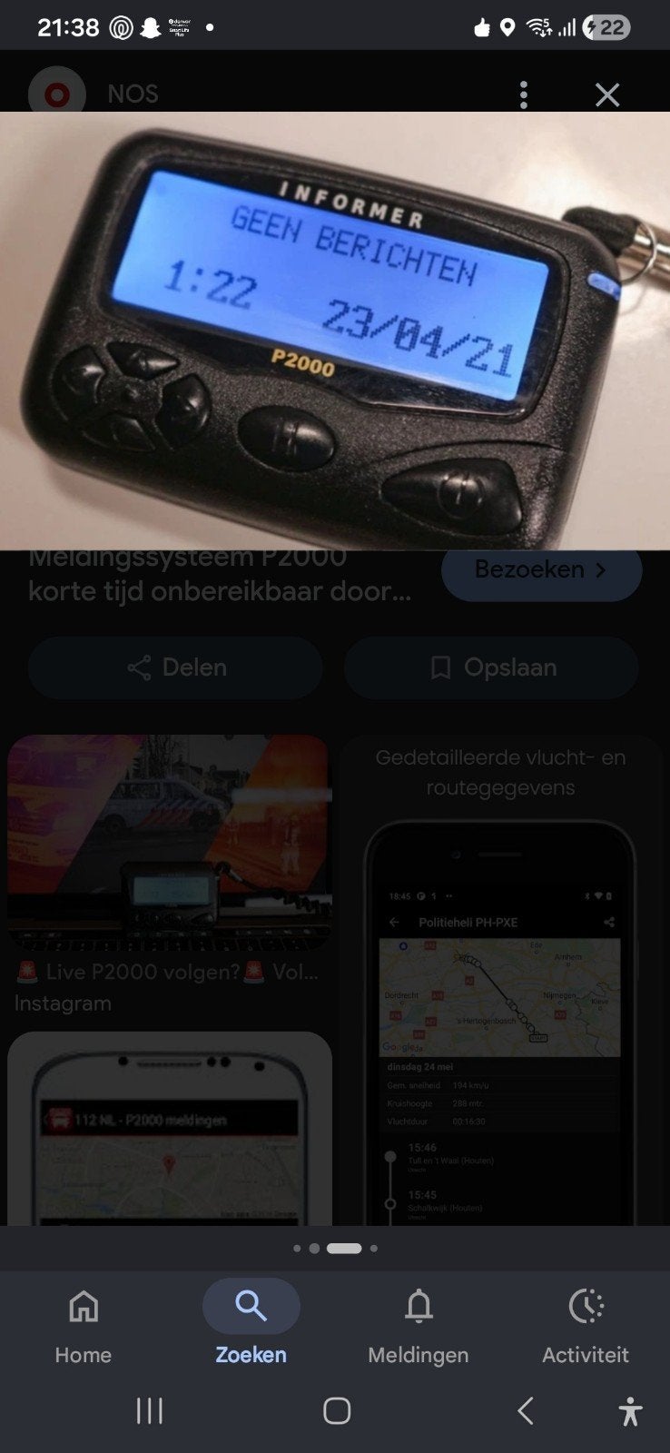 P2000 Informer pager gezocht, Ophalen of Verzenden