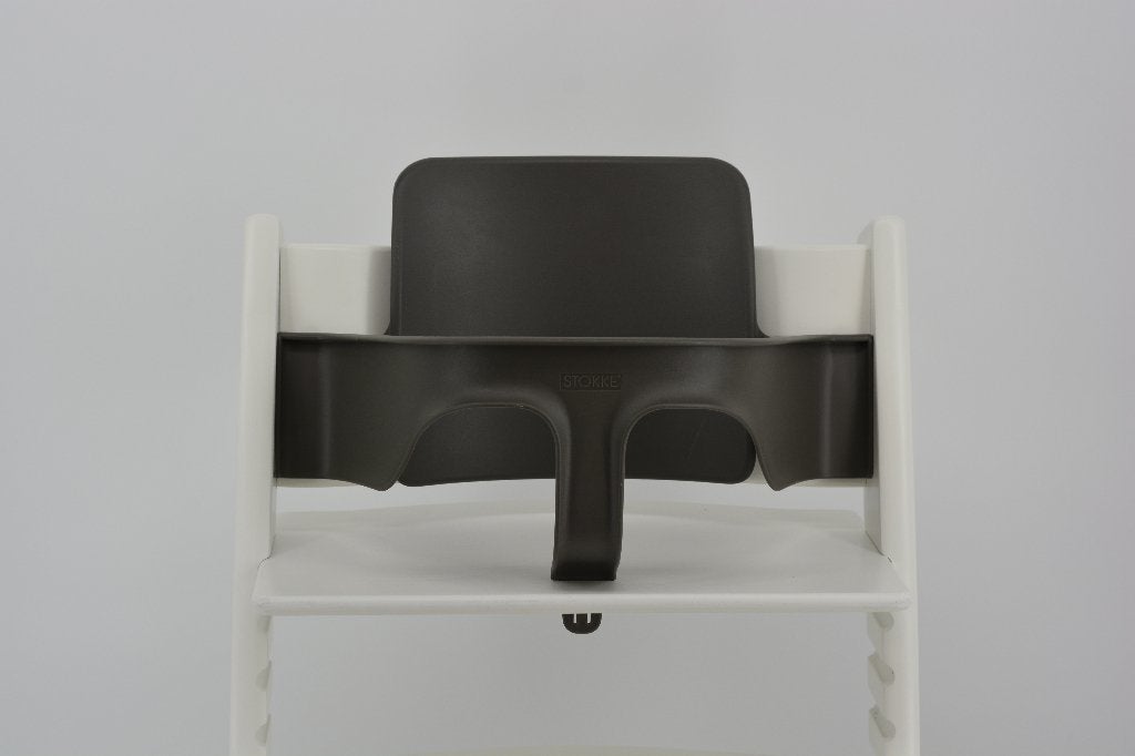 Stokke Tripp Trapp Zwart – Tripp Trapp met Babyset & Tray, Verzenden, Zo goed als nieuw, Meegroeistoel, Aanschuifbaar