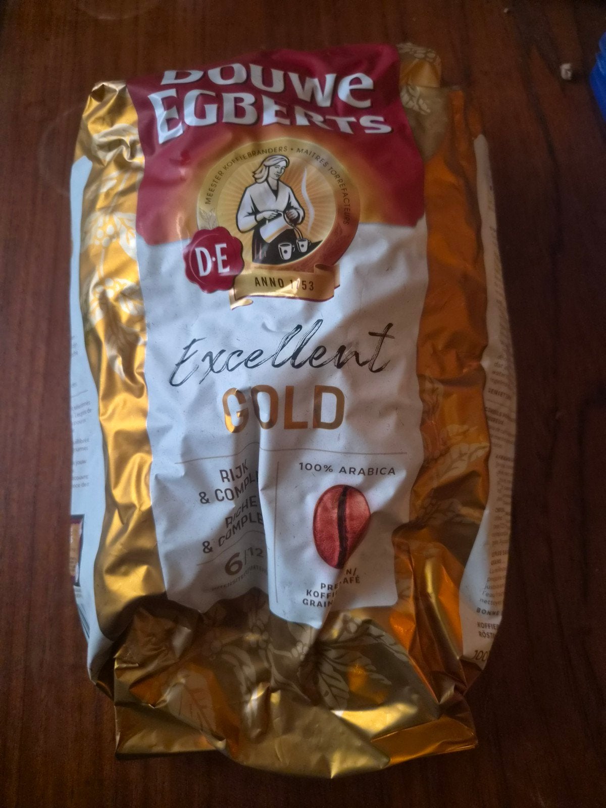 Douwe Egberts Excellent Gold 1000gr, Ophalen of Verzenden