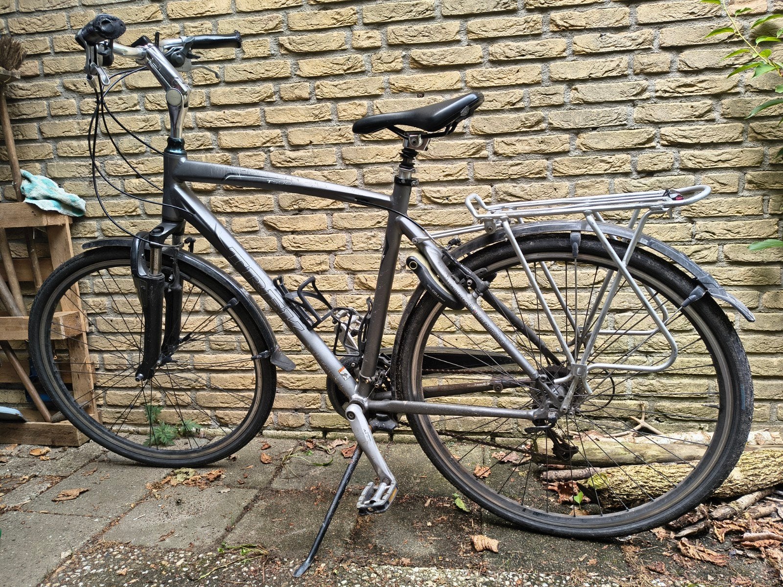 Trek Navigator T500  hybride fiets. sportieve fiets, 28 inch, Gebruikt, Vering, Meer dan 20 versnellingen