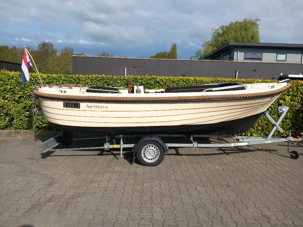 OUDHUIJZER 560 BJ 2011 YAMAHA 9.9 PK+TRAILER INRUIL MOGELIJK, Watersport en Boten, Sloepen, Ophalen, Gebruikt, Rondzit, Buitenboordmotor