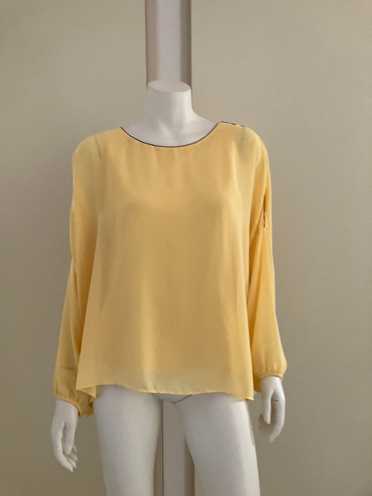 Nina Kalio gele tuniek maat 40, Ophalen of Verzenden, Gedragen, Maat 42/44 (L), Geel