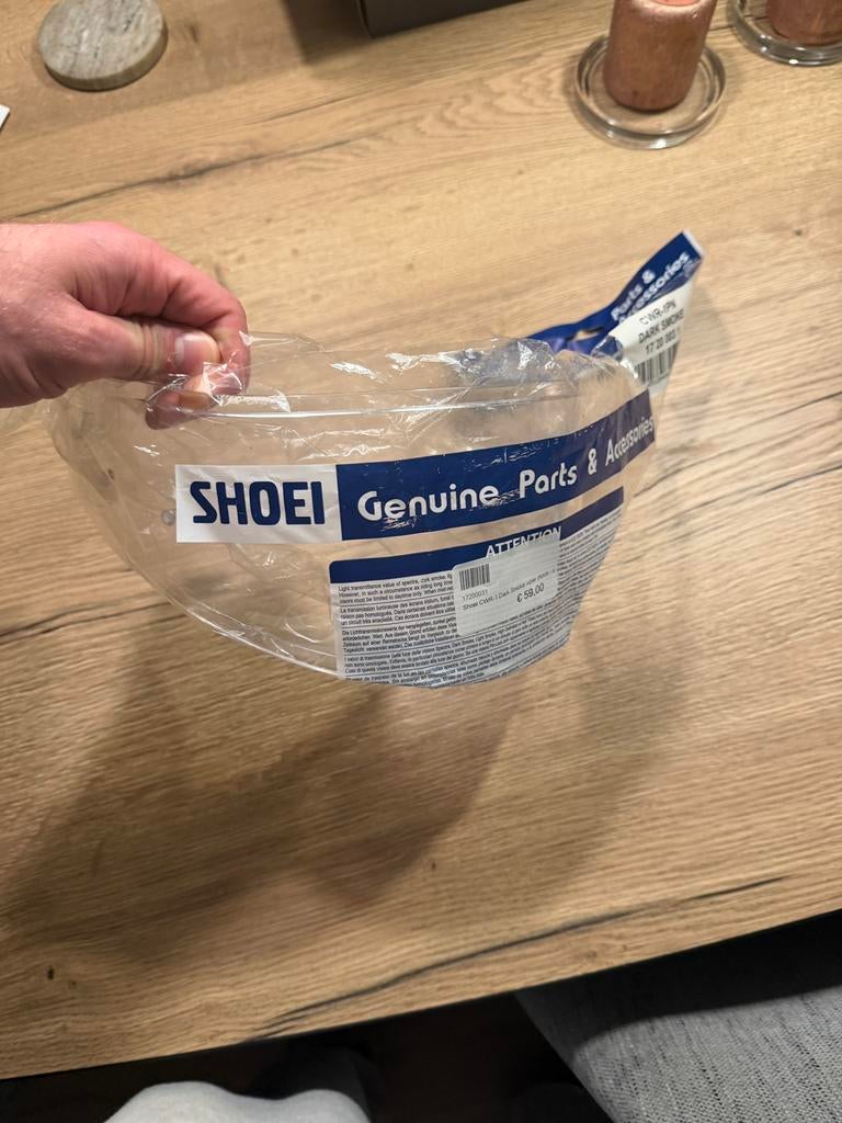 Shoei NXR licht motorhelm vizier, Motoren, Kleding | Motorhelmen, Ophalen of Verzenden, Tweedehands, Integraalhelm, Shoei
