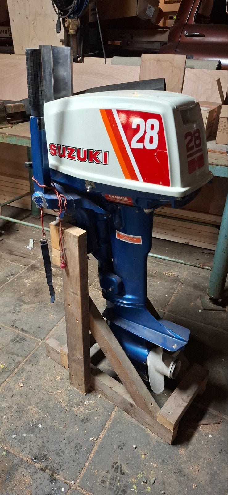 Suzuki 28 PK Buitenboordmotor - Krachtig en Betrouwbaar, Ophalen, 10 tot 30 pk, Gebruikt, Buitenboordmotor