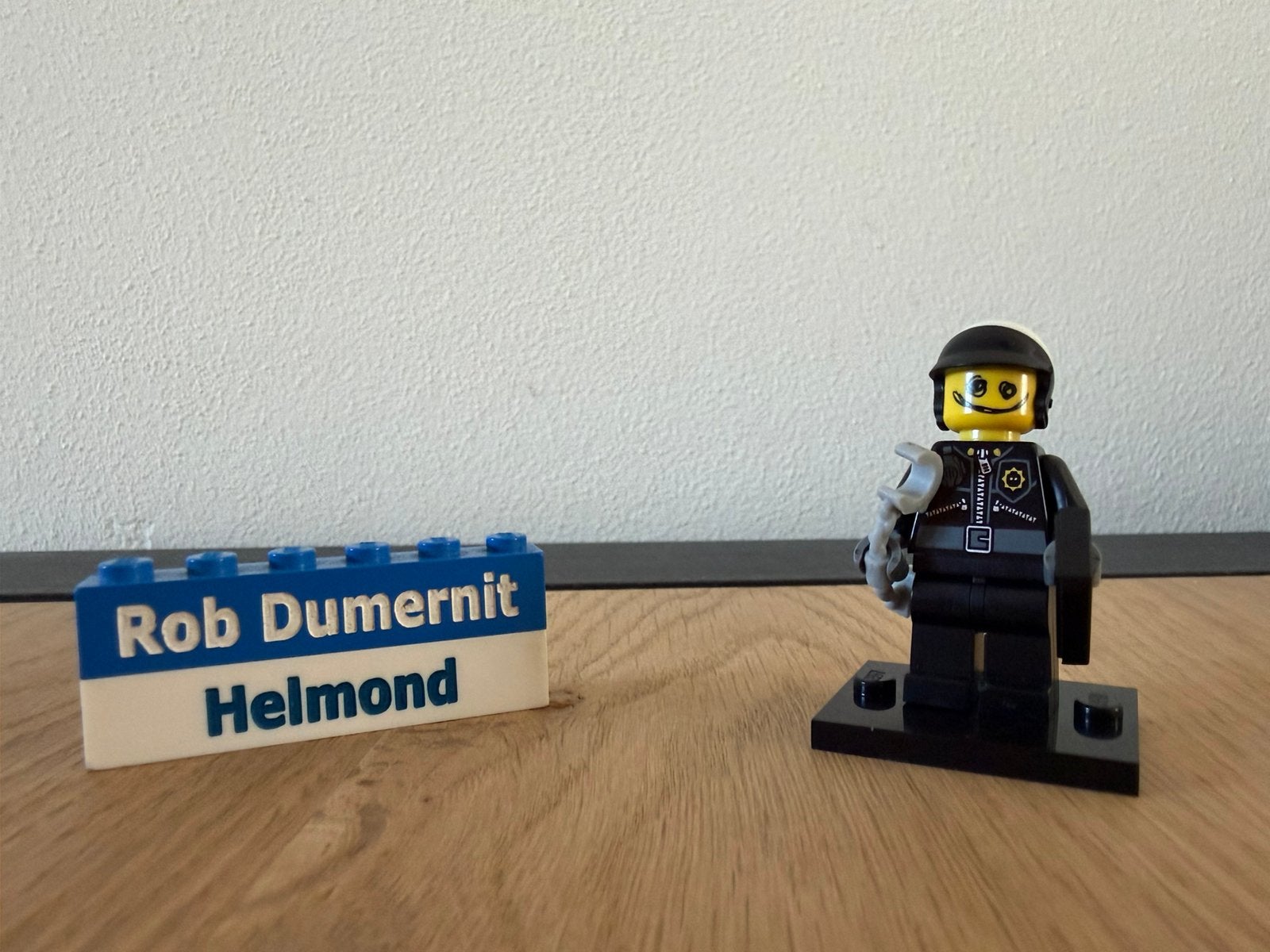 Lego coltlm-07; Coll Minifig, Lego Movie, Scribble-Face Cop, Lego, Ophalen of Verzenden, Zo goed als nieuw, Minifiguren serie