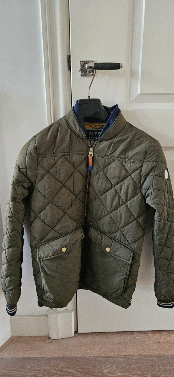 Superdry gewatteerde jas voor jongens, maat 152, Ophalen of Verzenden, Zo goed als nieuw, Superdry, Jongen