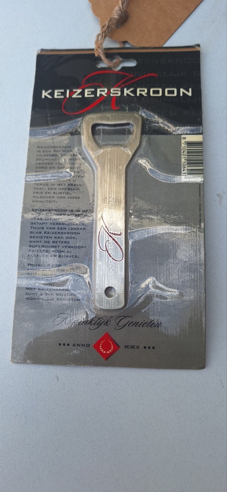 Keizerskroon bier opener nieuw (12.5), Ophalen of Verzenden, Nieuw, Flesopener, Overige merken